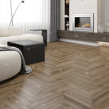Кварцвиниловая плитка Alpine Floor Chevron ECO 18-5 Макадамия